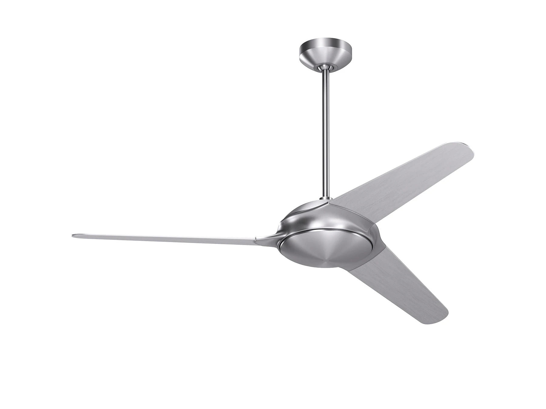 Modern Down Rod Ceiling Fan 3D Model .c4d .max .obj .3ds .fbx .stl .blend 