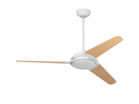 Modern Down Rod Ceiling Fan 3D Model