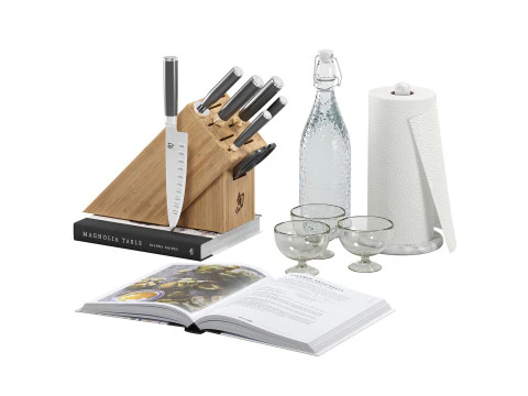 रसोई सहायक उपकरण सेट 01 3D मॉडल