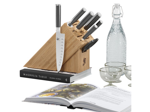 Kitchen Accessories set 01 3D Modell