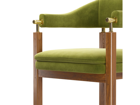 Korean Steakhouse Chair 3D Model