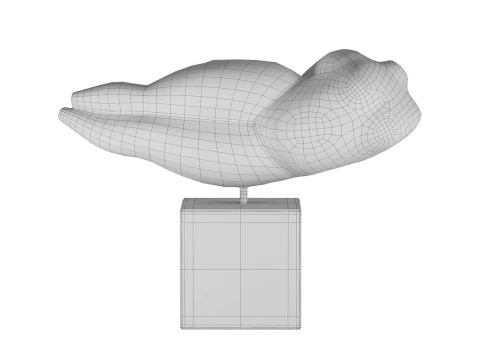 Liggend Sculpture 3D Model