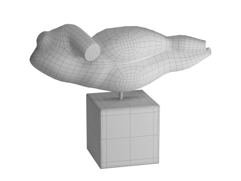 Liggend Sculpture 3D Model