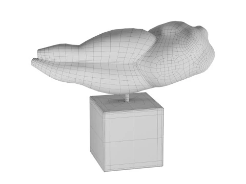 Liggend Sculpture 3D Model