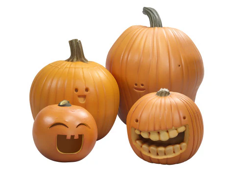 Halloween Decorative Pumpkins 01 3D Model