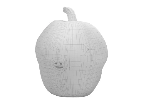 Halloween Decorative Pumpkins 01 3D Model