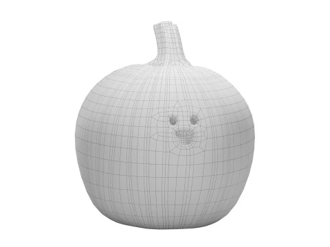 Halloween Decorative Pumpkins 01 3D Model