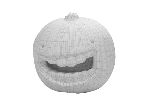万圣节装饰南瓜 01 3D 模型