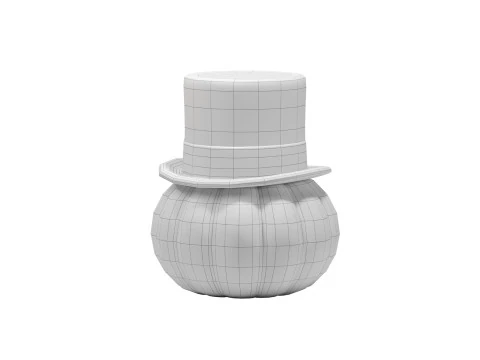 Halloween interior decoration set 01 3D Model