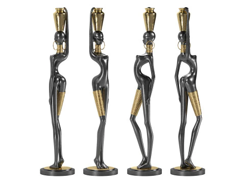 Scultura di donna Ndebele Modello 3D