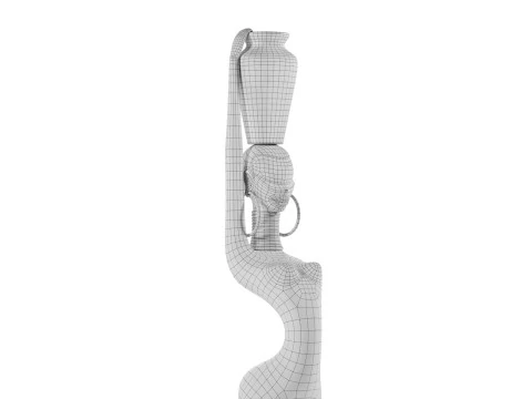 Scultura di donna Ndebele Modello 3D