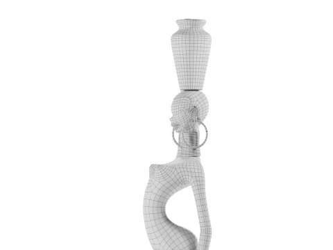 Scultura di donna Ndebele Modello 3D