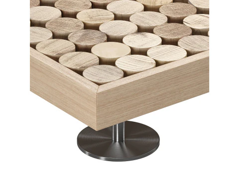 Sofia Wood - Metal Table 3D Model