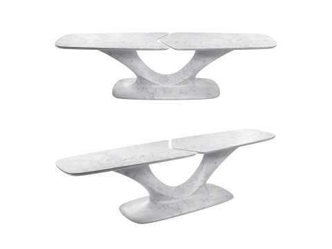 Marble Console Table 3D Model