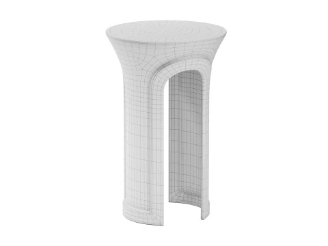 자주카 테이블 3D 모델