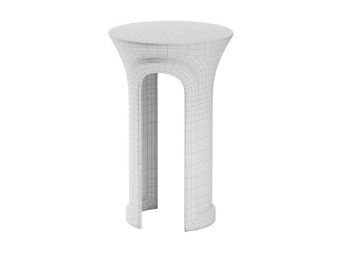 자주카 테이블 3D 모델