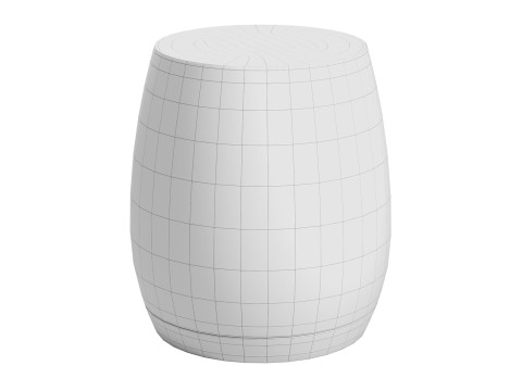 बाउबल ड्रम टेबल 3D मॉडल