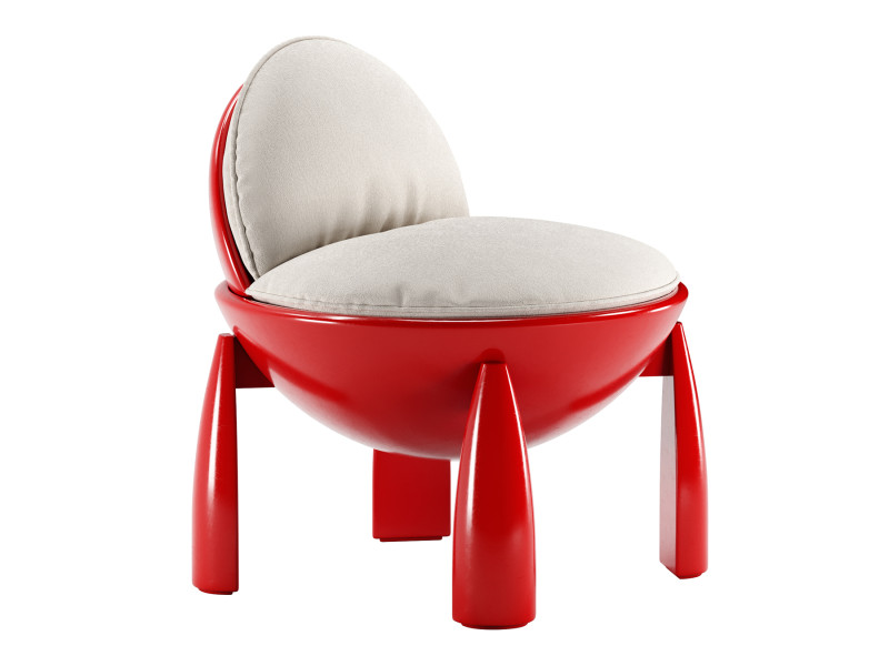 Tuc Chair 3D Model .c4d .max .obj .3ds .fbx .stl .blend 