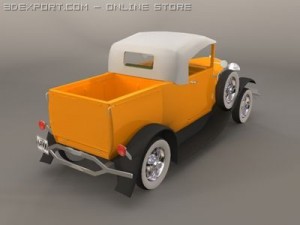 ford pickup 3D 模型