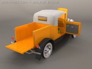 ford pickup 3D 模型