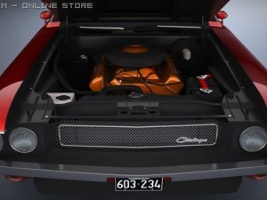 dodge challenger 1970 ta 3D Модель