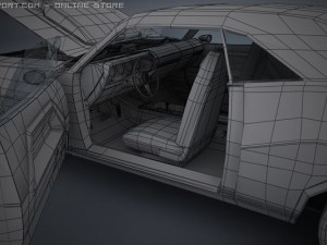 dodge challenger 1970 ta Model 3D