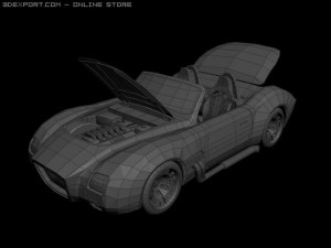 cobra concept car 3Dモデル