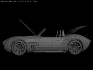 cobra concept car 3Dモデル