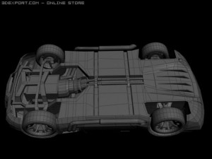 cobra concept car 3Dモデル