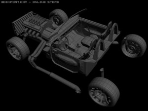 cobra concept car 3Dモデル