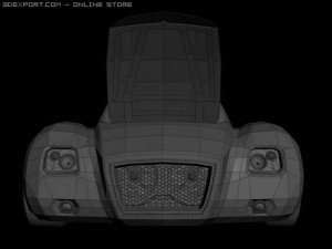 cobra concept car 3Dモデル