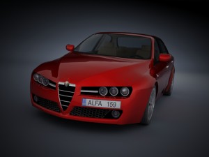 alfa romeo 159 3D Модель