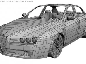 alfa romeo 159 3D Model