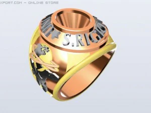 mans ring 3D Model
