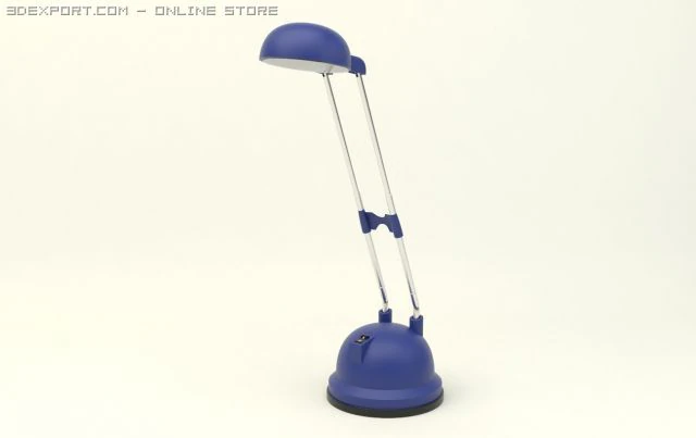 desk lamp 3D Model .c4d .max .obj .3ds .fbx .stl .blend 