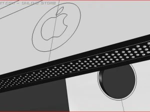09 aluminum apple imac 3D Model