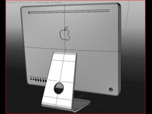 09 aluminum apple imac Modelo 3D
