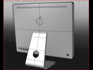 09 aluminum apple imac 3D Model