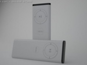 apple remote Modelo 3D