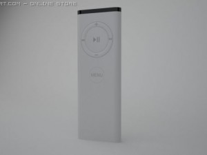 apple remote 3D 模型