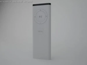 アップルのリモコン 3Dモデル