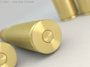 Pocisk 50-calowy Model 3D