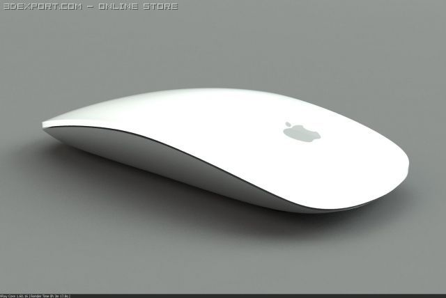 apple wireless magic mouse Modèle 3D .c4d .max .obj .3ds .fbx .stl .blend 