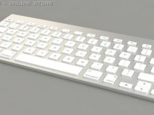 apple wireless keyboard and magic mouse combo 3D Model