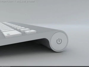 apple wireless keyboard and magic mouse combo 3D Model
