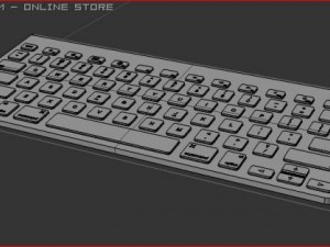 apple wireless keyboard and magic mouse combo Model 3D