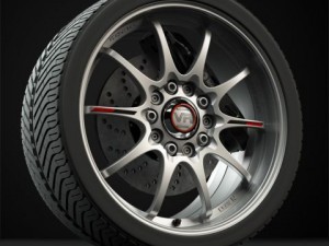 volk racing ce28 n genesis with brembo brakes Modelo 3D