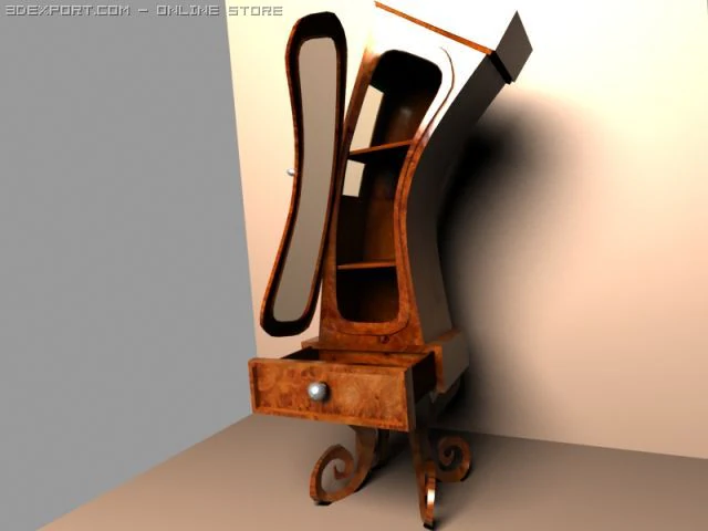 lemari Model 3D .c4d .max .obj .3ds .fbx .stl .blend 