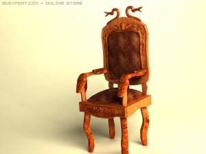 snake chair 3D Model