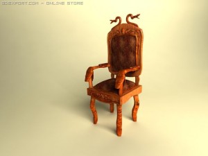 snake chair 3D Model